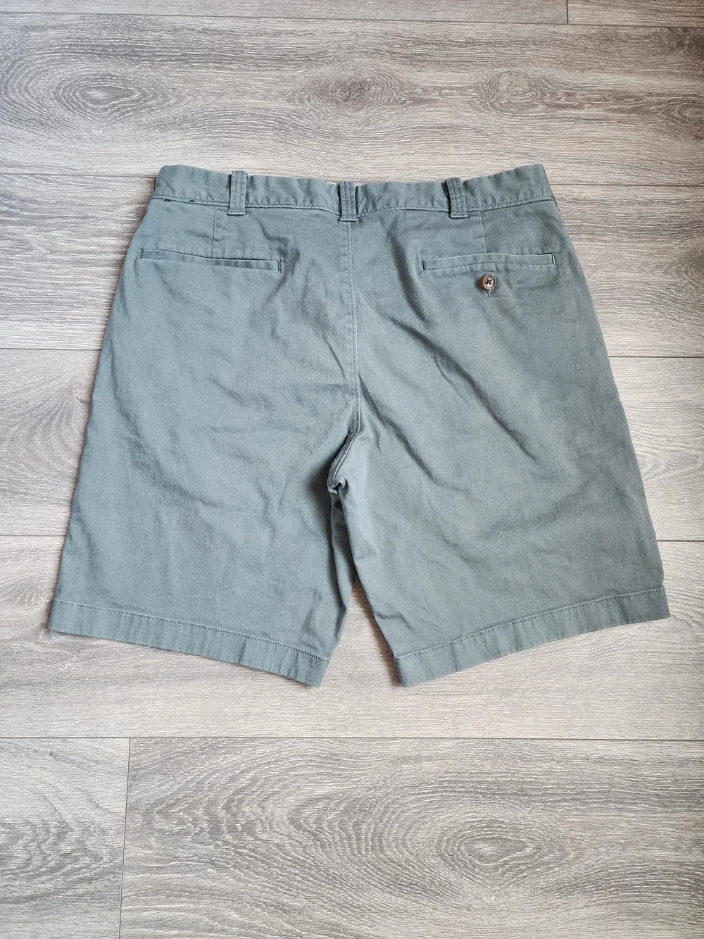 J. Crew Cotton Chino Shorts in Slate Green Men's 33